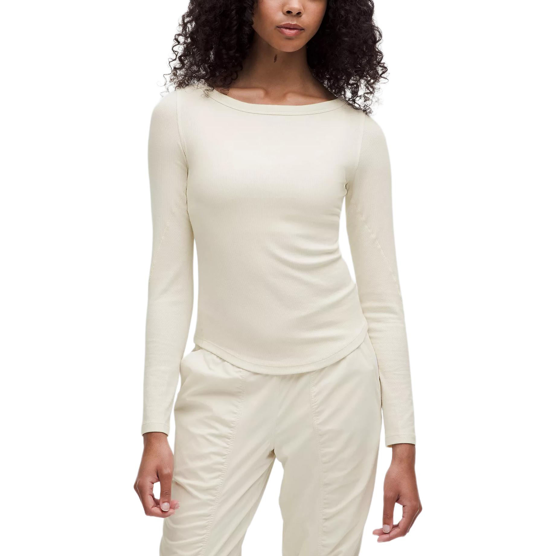 

Футболка Hold Tight женская Lululemon, светлая слоновая кость, Бежевый, Футболка Hold Tight женская Lululemon, светлая слоновая кость