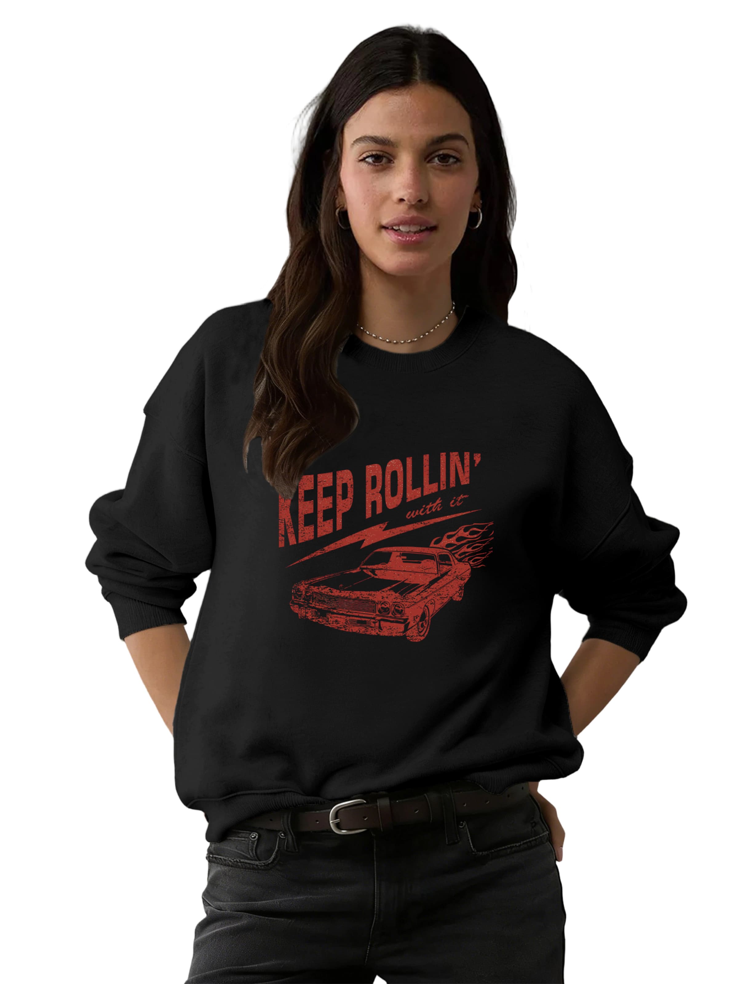 

GORHEY Свитшот в черном цвете, Черный, GORHEY Свитшот в черном цвете