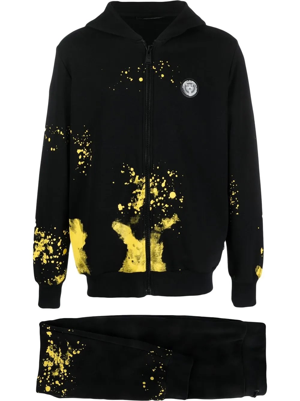 

Спортивные брюки с графичным принтом Plein Sport, черный