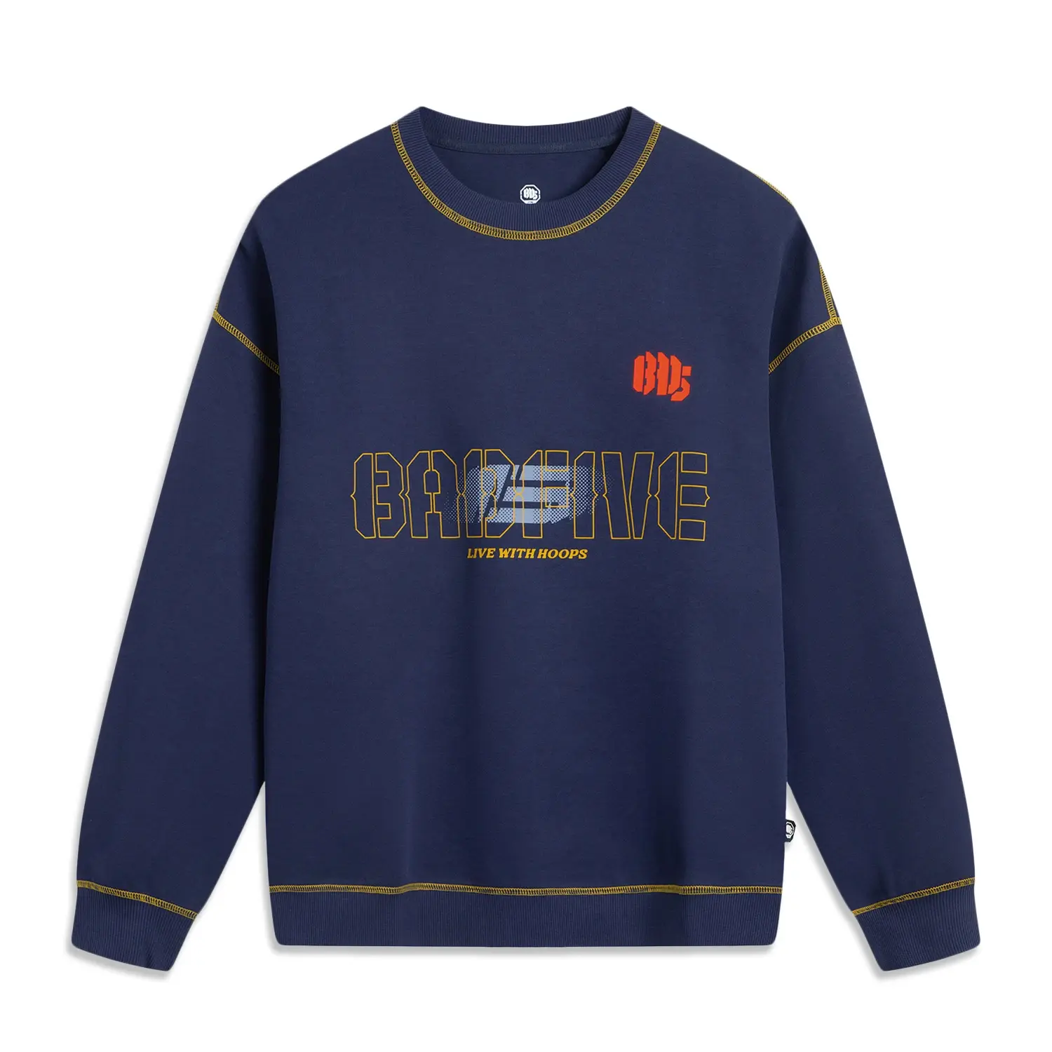 

Толстовка из баскетбольной коллекции мужская LINING, синий