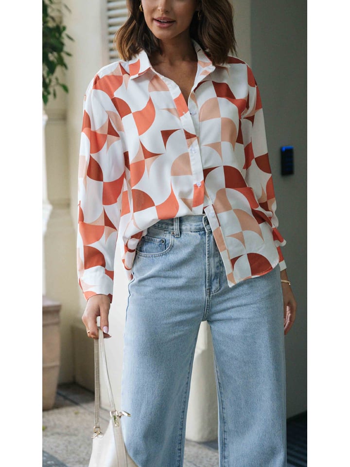 

Блузка Milan Kiss, цвет weiß/orange