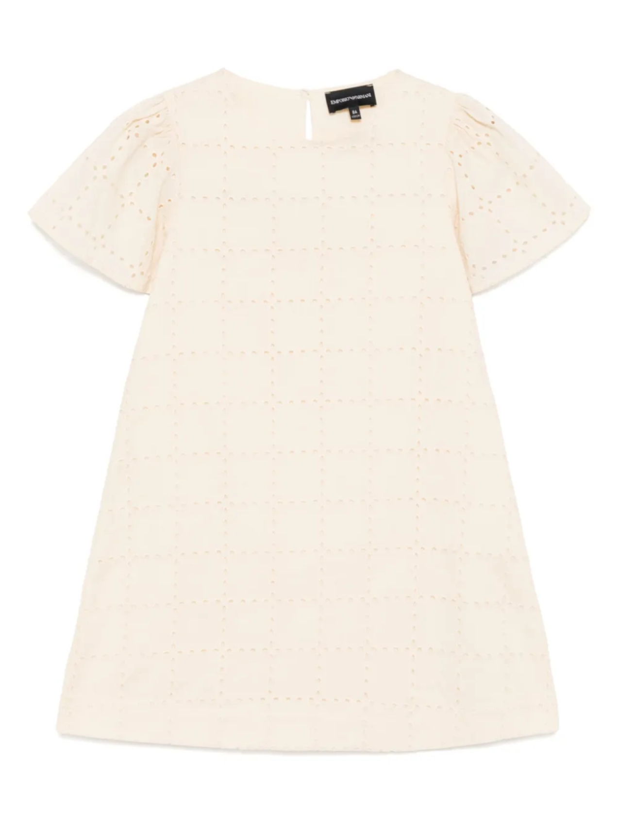 

Emporio Armani Kids платье с круглым вырезом, нейтральный