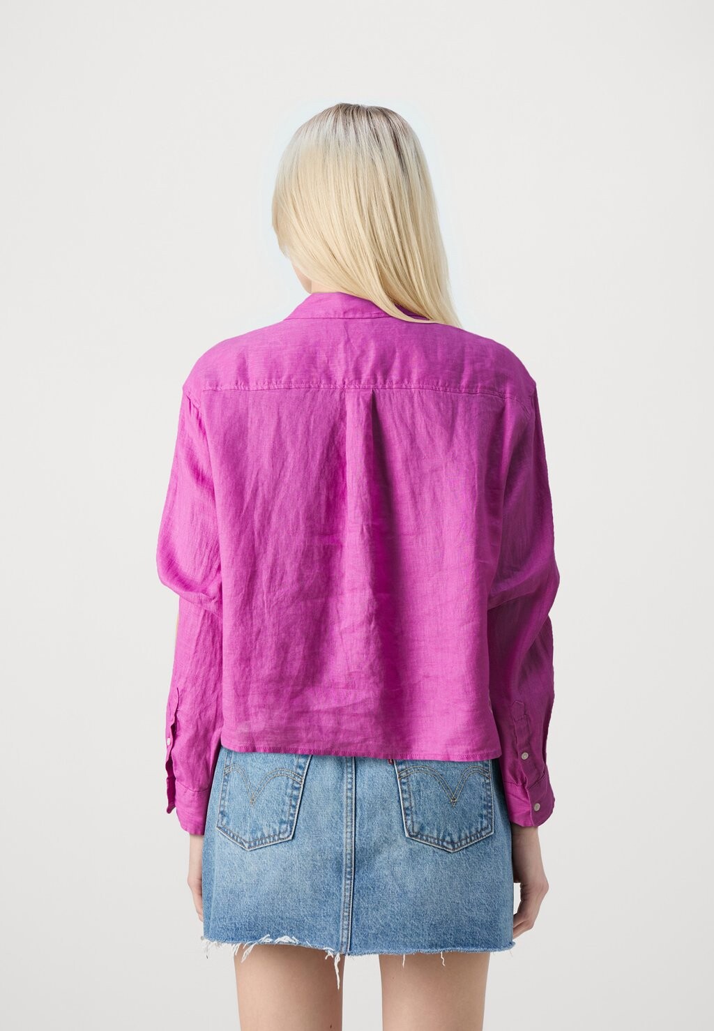 

Рубашка CROPPED SHIRT GAP, сирень
