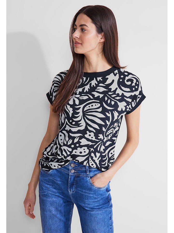 

Футболка Street One, черный/белый