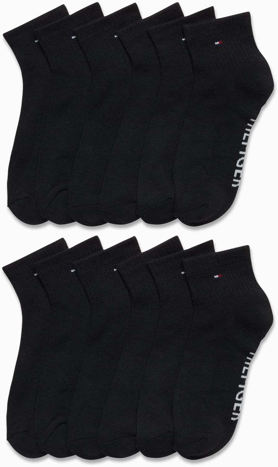 Мужские носки Tommy Hilfiger - носки с короткими рукавами (12 шт.), Black Multi — фото 2