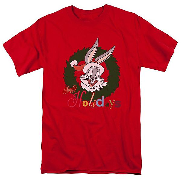 

Футболка с коротким рукавом Looney Tunes Holiday Bunny для взрослых Licensed Character