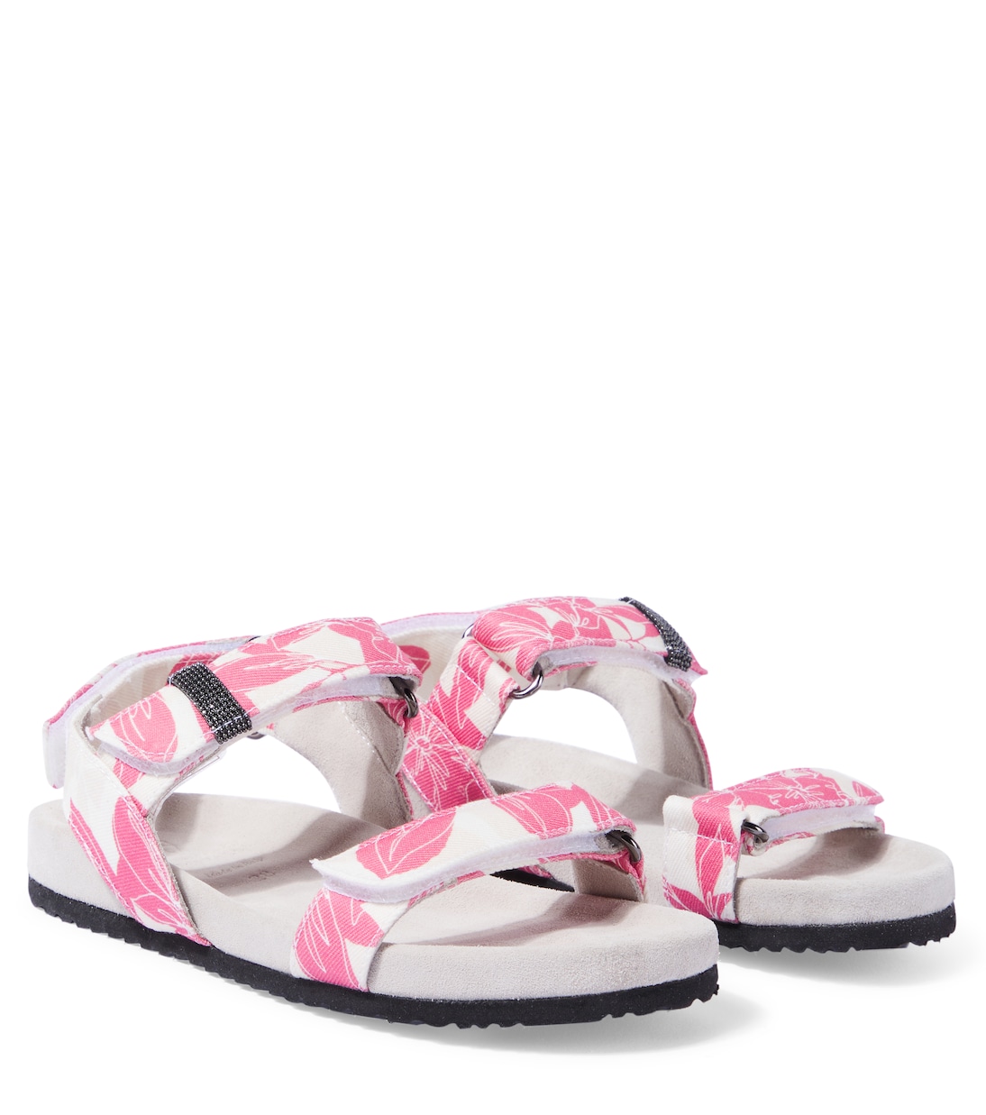 

Сандалии Monili с принтом Brunello Cucinelli Kids, Rosso
