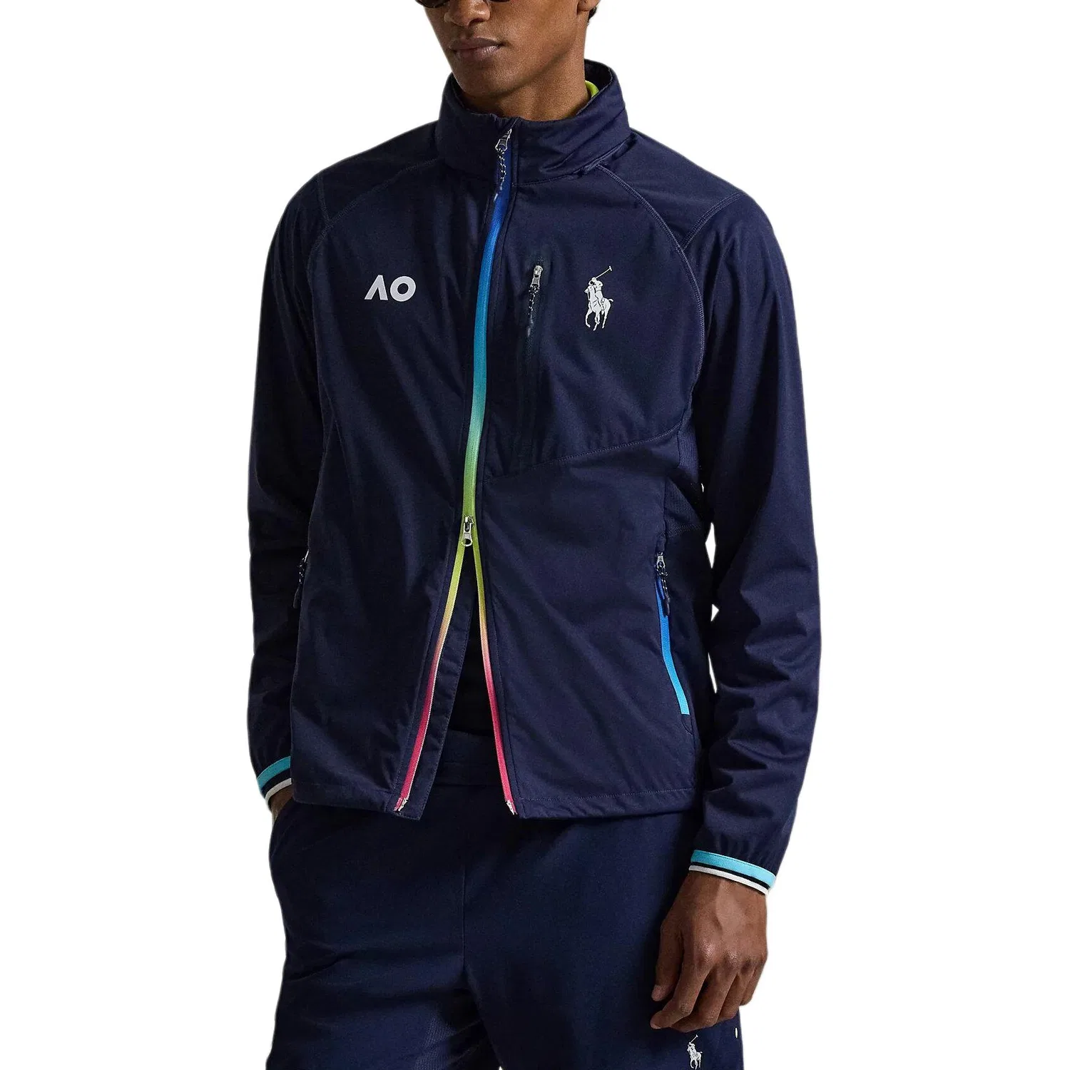 Куртка мужская с капюшоном Polo Ralph Lauren Marine Blue — фото 3