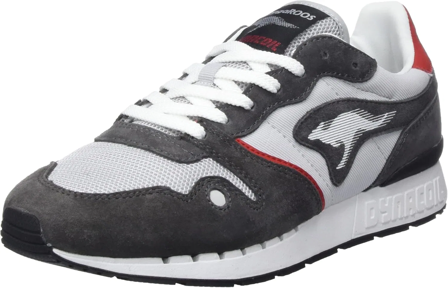 Кроссовки KangaROOS Unisex Coil Rx, Steel Grey K Red