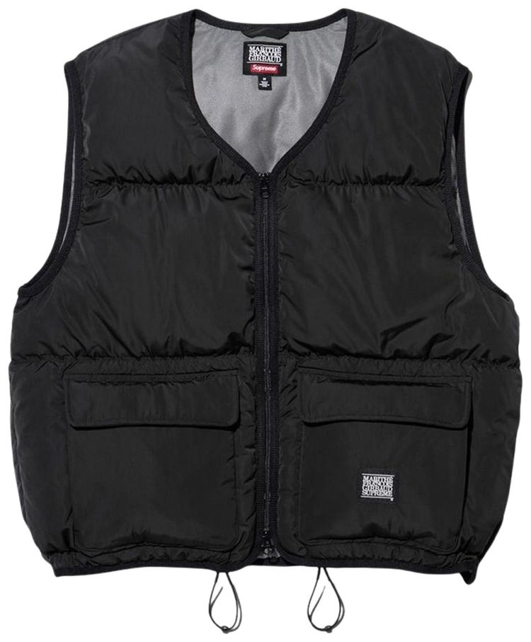 

Пуховый жилет Supreme x Martithé + François Girbaud, черный