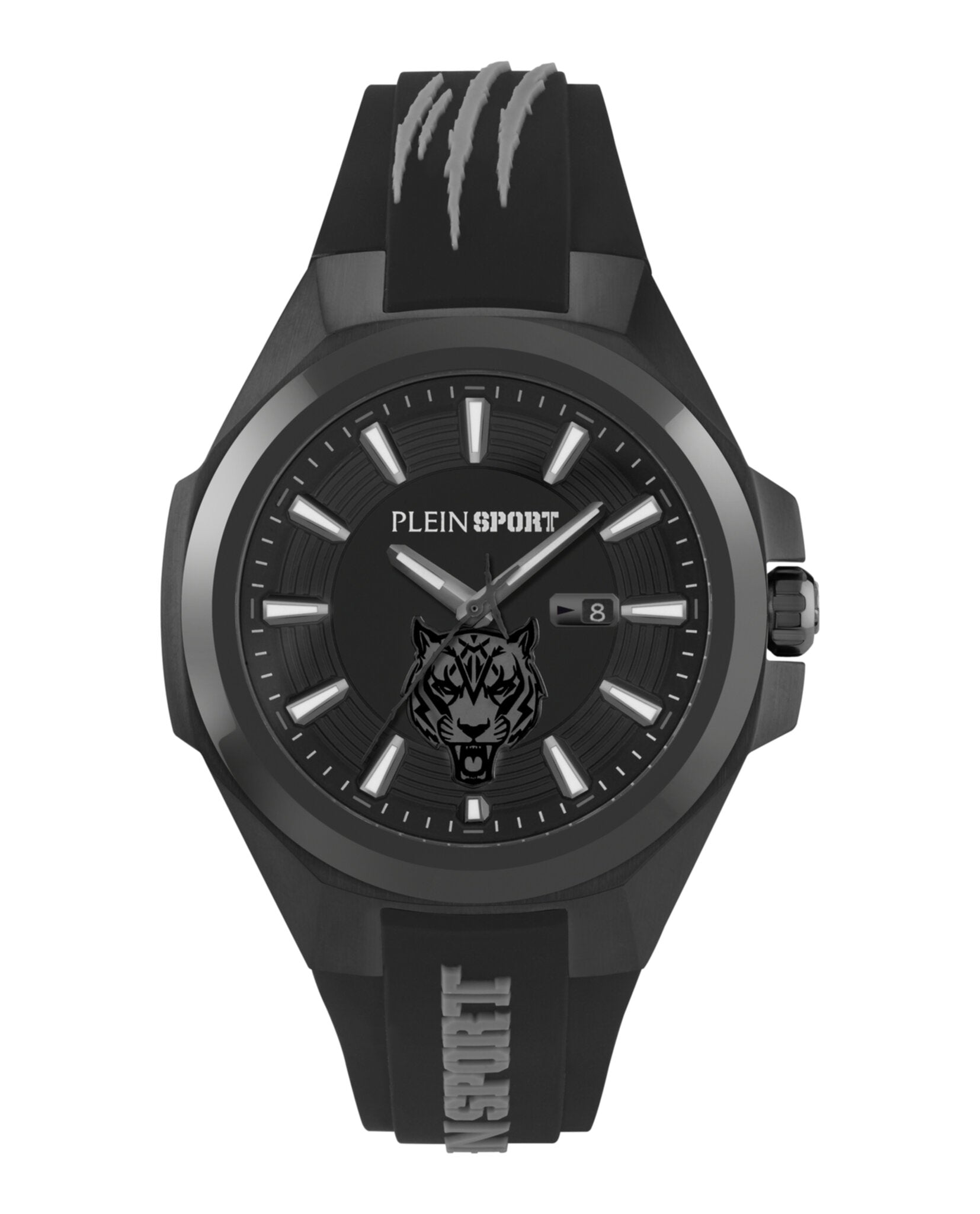 

Часы Tigermaster из силикона PLEIN SPORT, черный/черный/черный