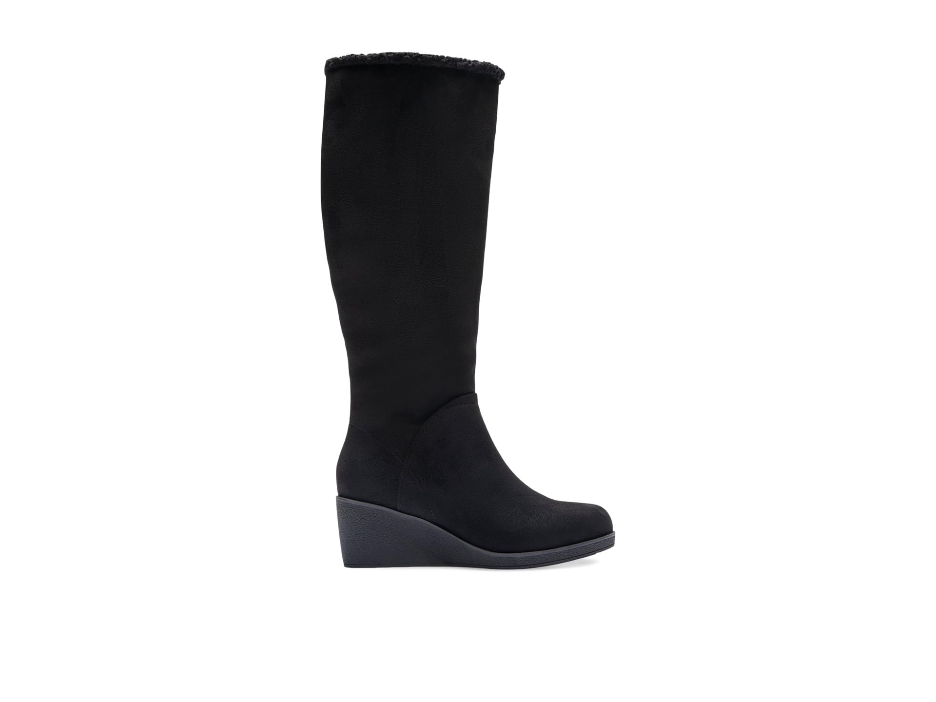 Ботинки Aerosoles 2Binocular Tall Wedge Boot, Black Faux Suede — фото 3