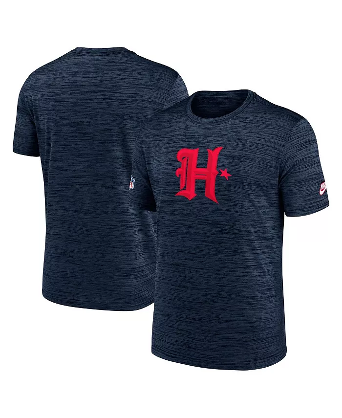 

Мужская футболка Houston Texans Alternate Logo Velocity Performance в темно-синем цвете Nike