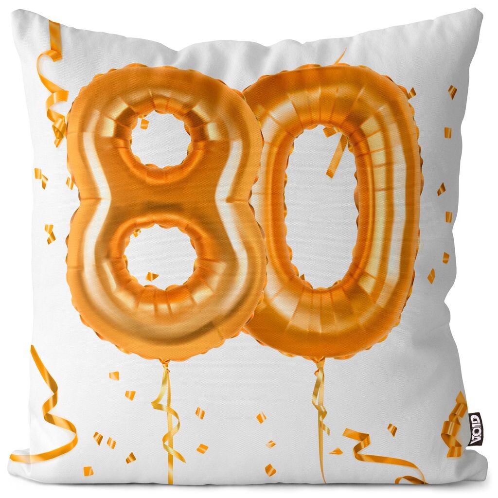 

VOID Party Balloons Celebrations 80 Чехол на подушку Полиэстер Водонепроницаемая подушка для улицы и дома Размер: 60 x 60 см