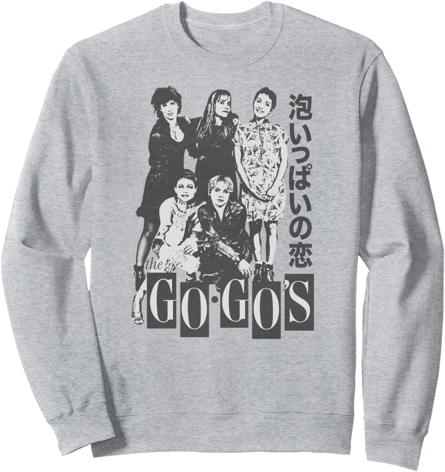 

Классическая японская толстовка с портретом группы The Go-Go's, голубая, размер S, Синий, Классическая японская толстовка с портретом группы The Go-Go's, голубая, размер S