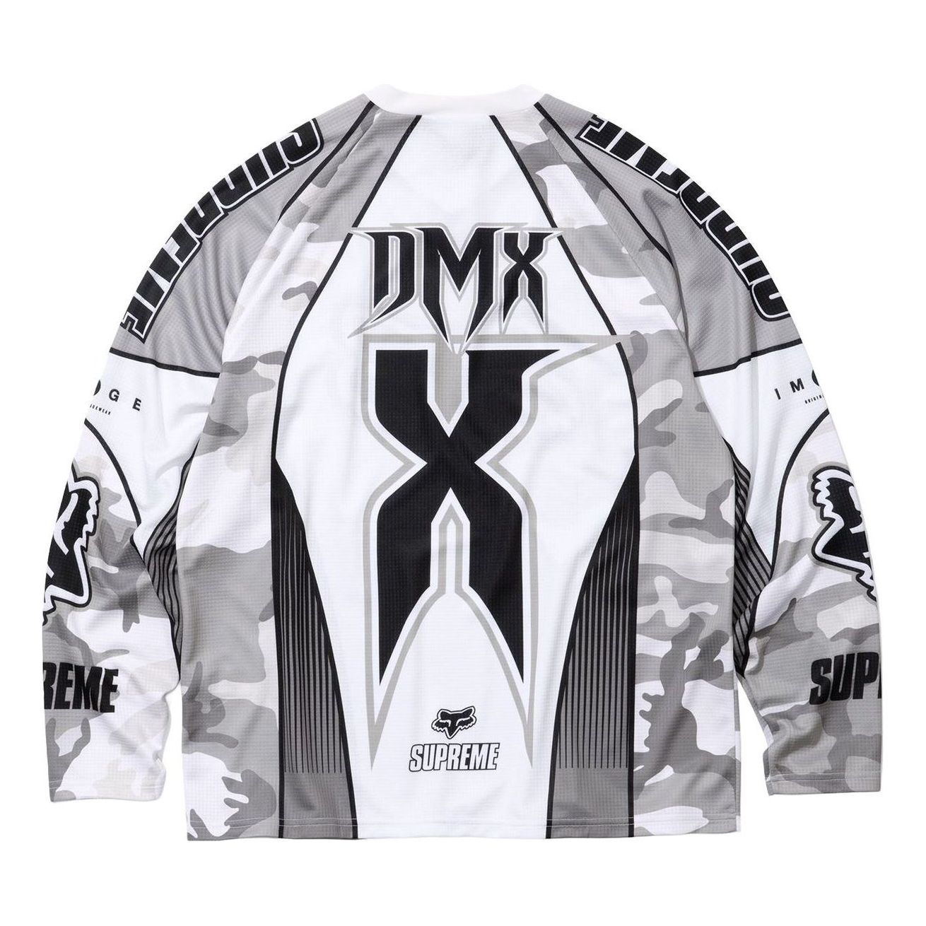 Футболка Supreme x Fox Racing DMX 'Snow Camo' — фото 2