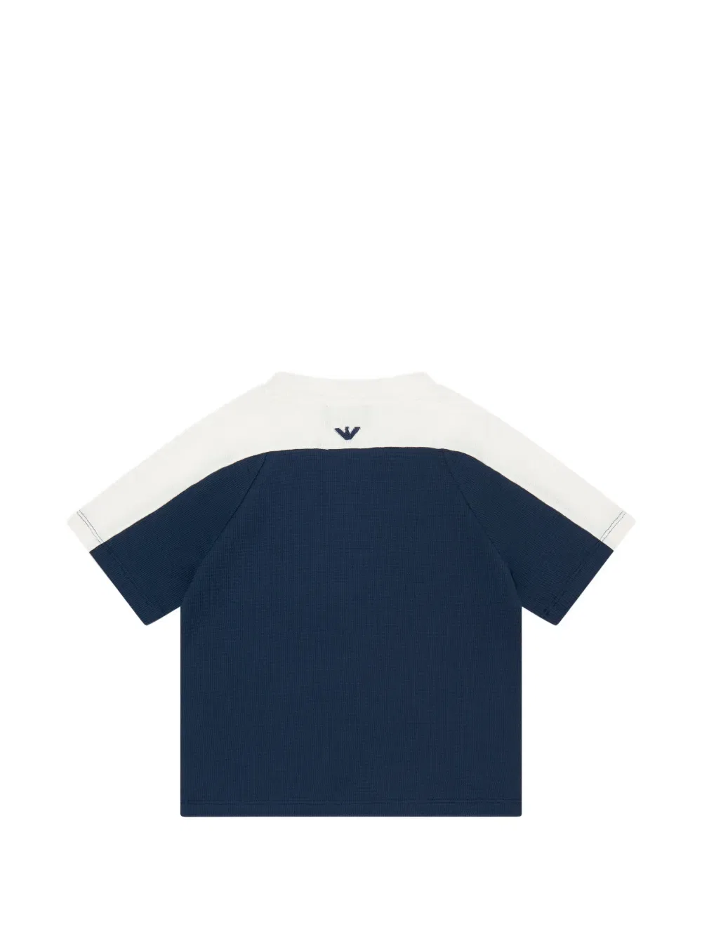 Футболка с коротким рукавом и логотипом Emporio Armani Kids, синий — фото 2