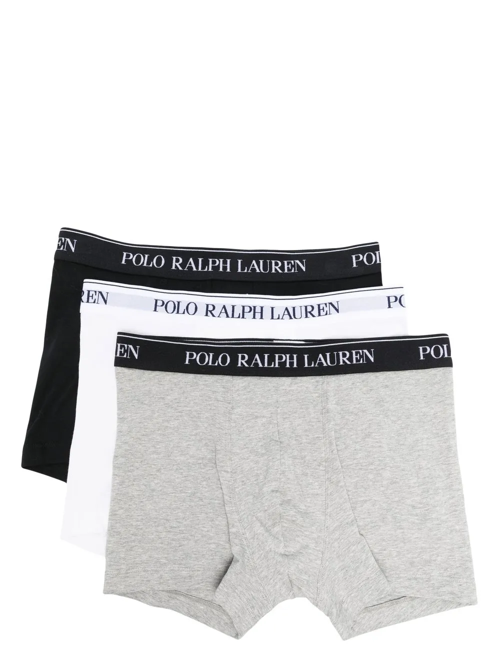

Комплект из трех трусов-брифов с логотипом POLO RALPH LAUREN, белый