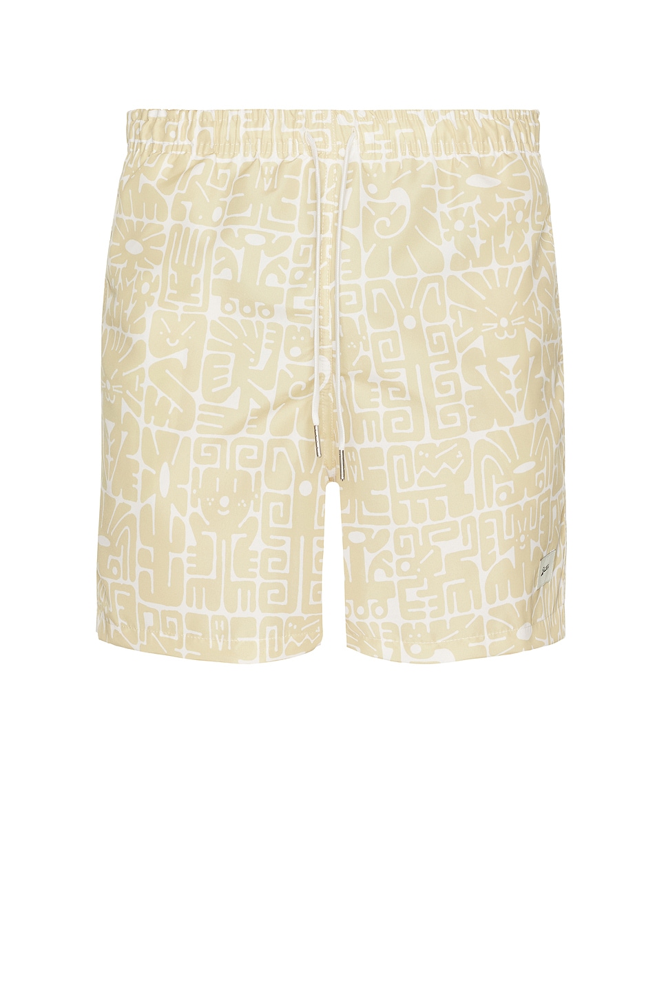 

Плавательные шорты с песчаными дикими глифами Bather, brown