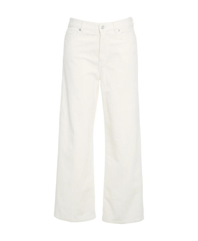 

Широкие вельветовые брюки bianco aw25 Nine In The Morning, белый