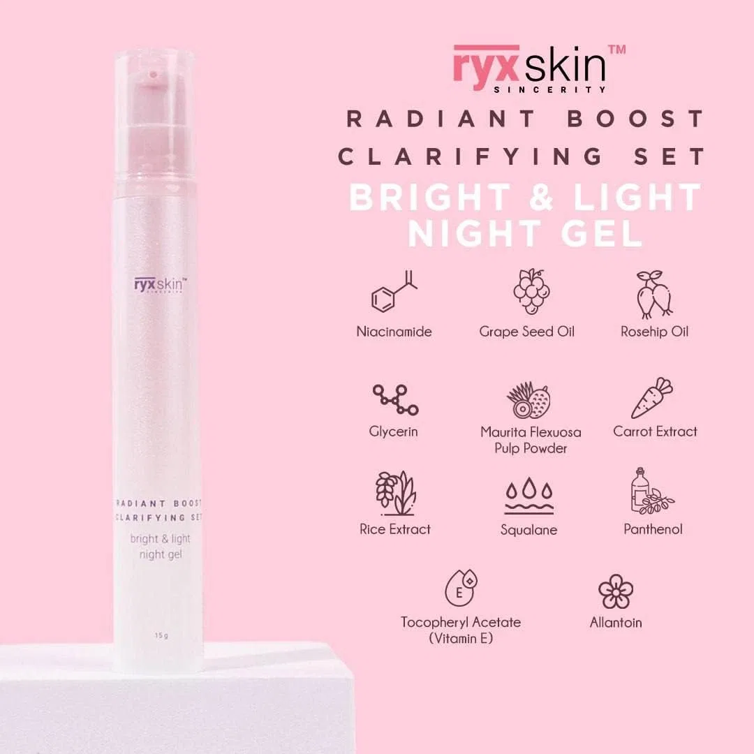 Набор для ухода Ryx Skin Radiant Boost Clarifying Set 4 в 1 Ryx Skin Sincerity — фото 3