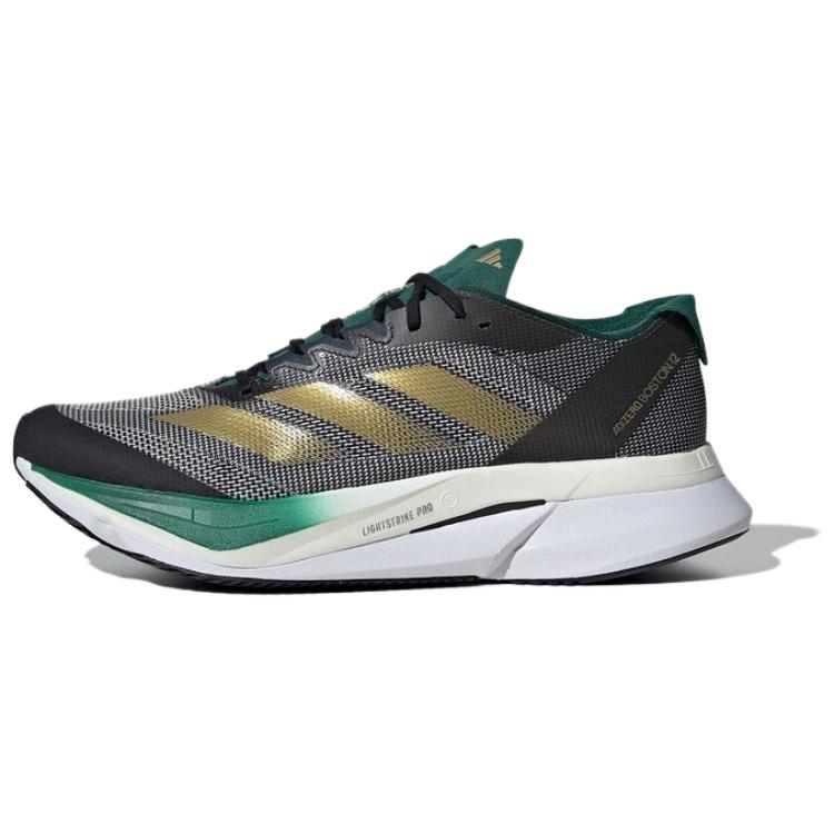 

Adizero Boston 12 Aurora Ink Matte Gold Adidas, серый черный зеленый