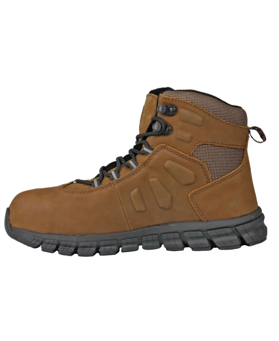 Мужские рабочие ботинки Tikaboo с композитным защитным носком Hoss Boot Company, коричневый — фото 2