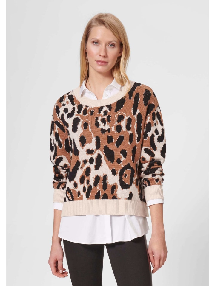 

MADELEINE Свитер с животным принтом, черный/разноцветный