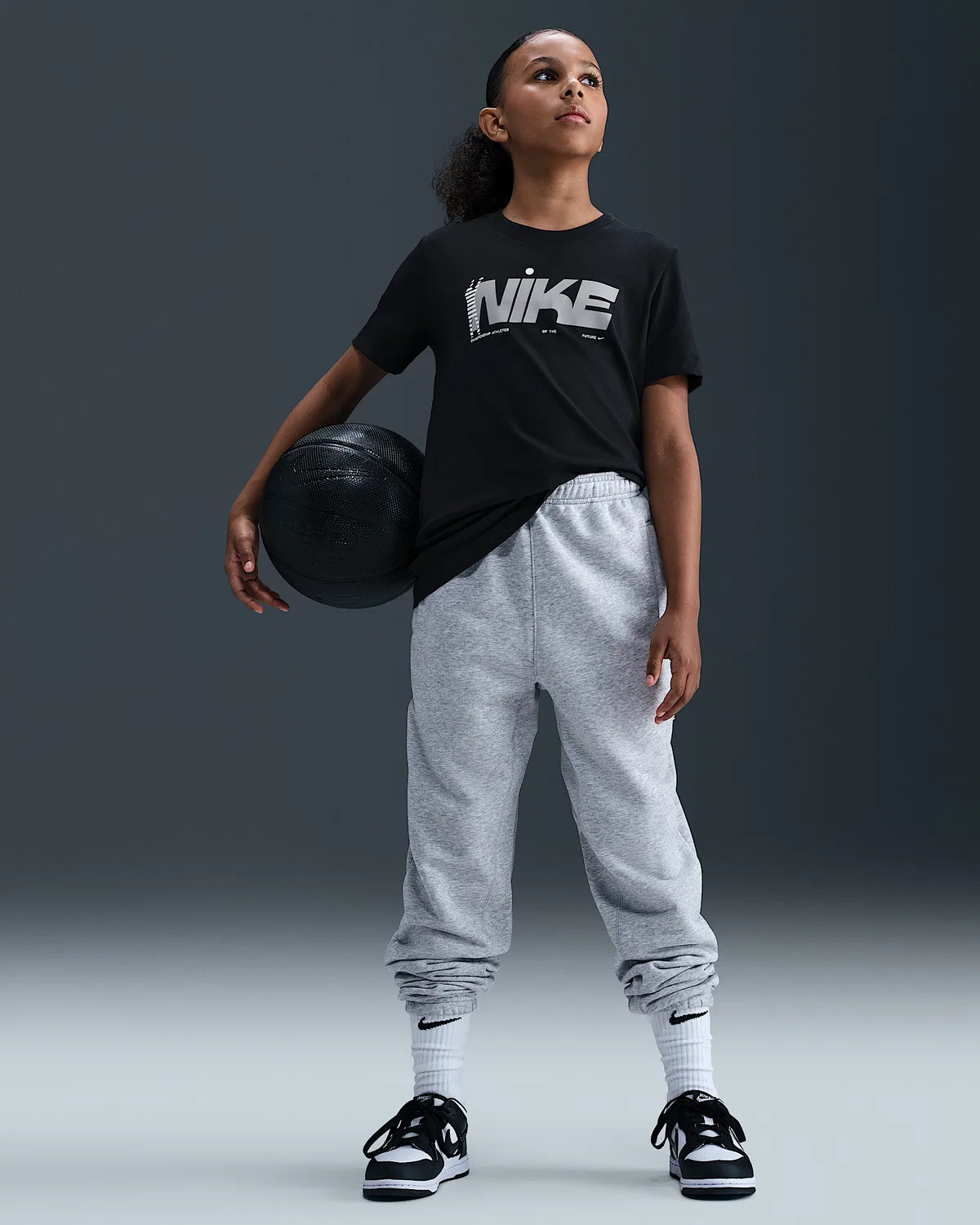 Детская футболка Dri-FIT Nike Legend, Black — фото 4