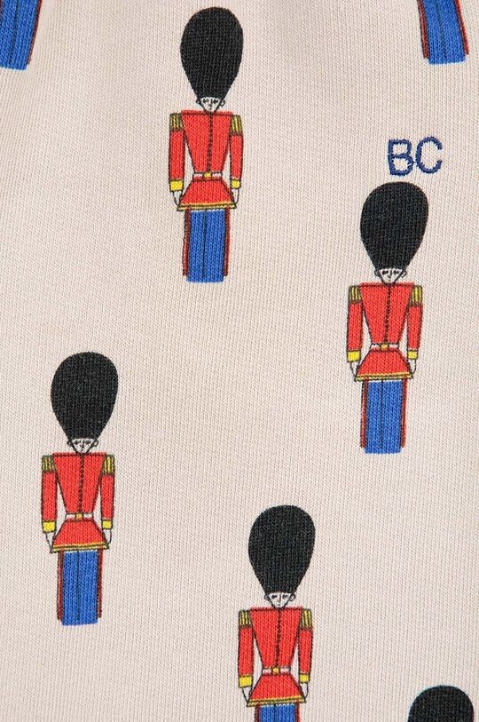 Хлопковые детские спортивные штаны Little Tin Soldier Bobo Choses, бежевый — фото 4