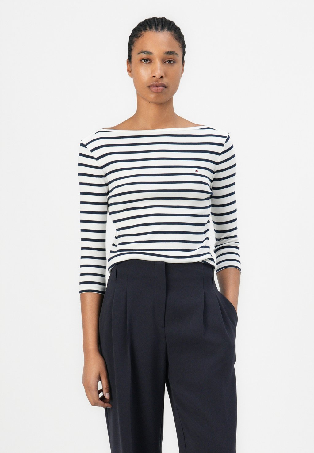 Топ с длинными рукавами NEW CODY SLIM BOAT Tommy Hilfiger, темно-синий — фото 4