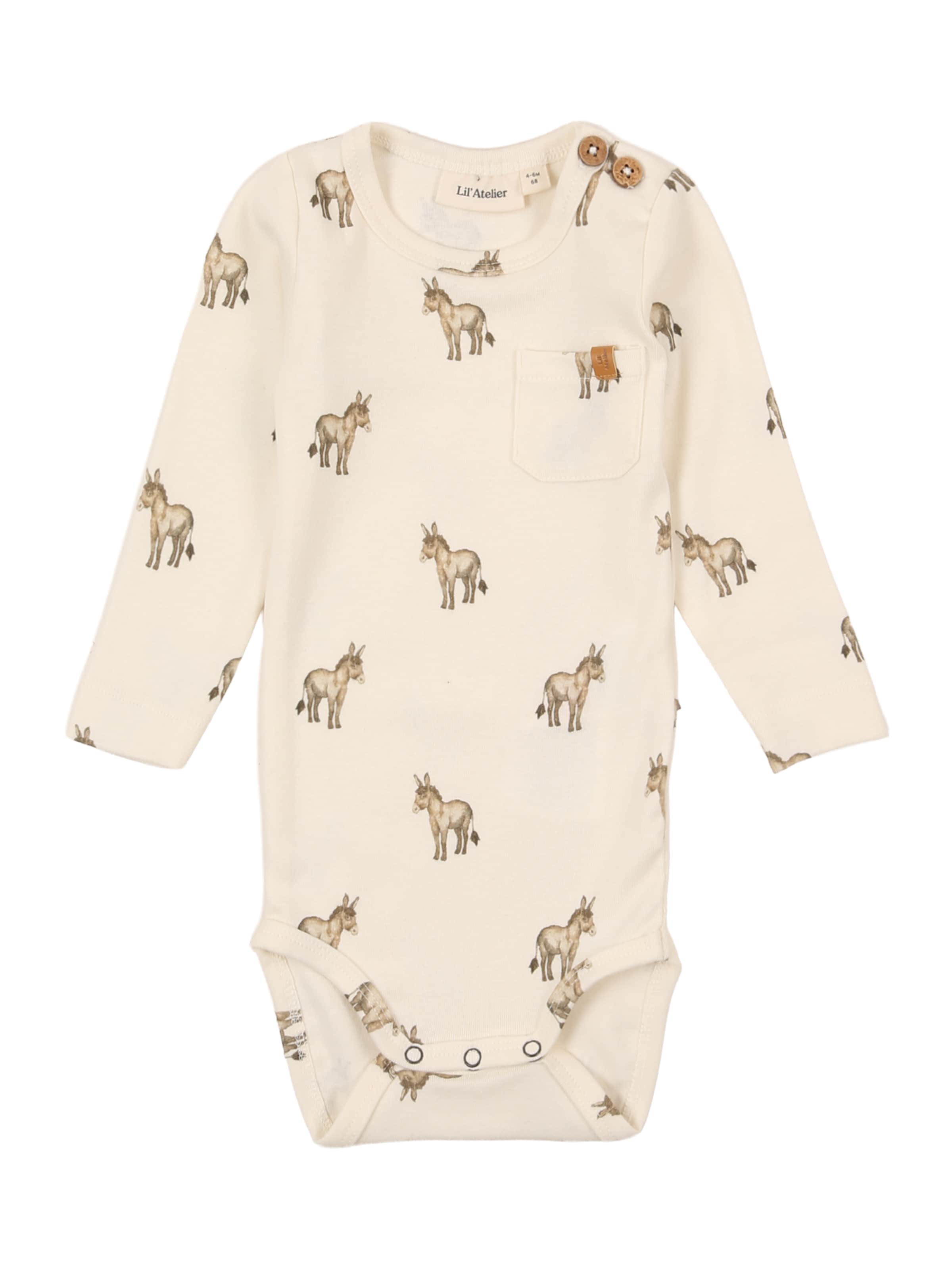 

Lil'Atelier Комбинезон 'NBMLAYO' белого цвета