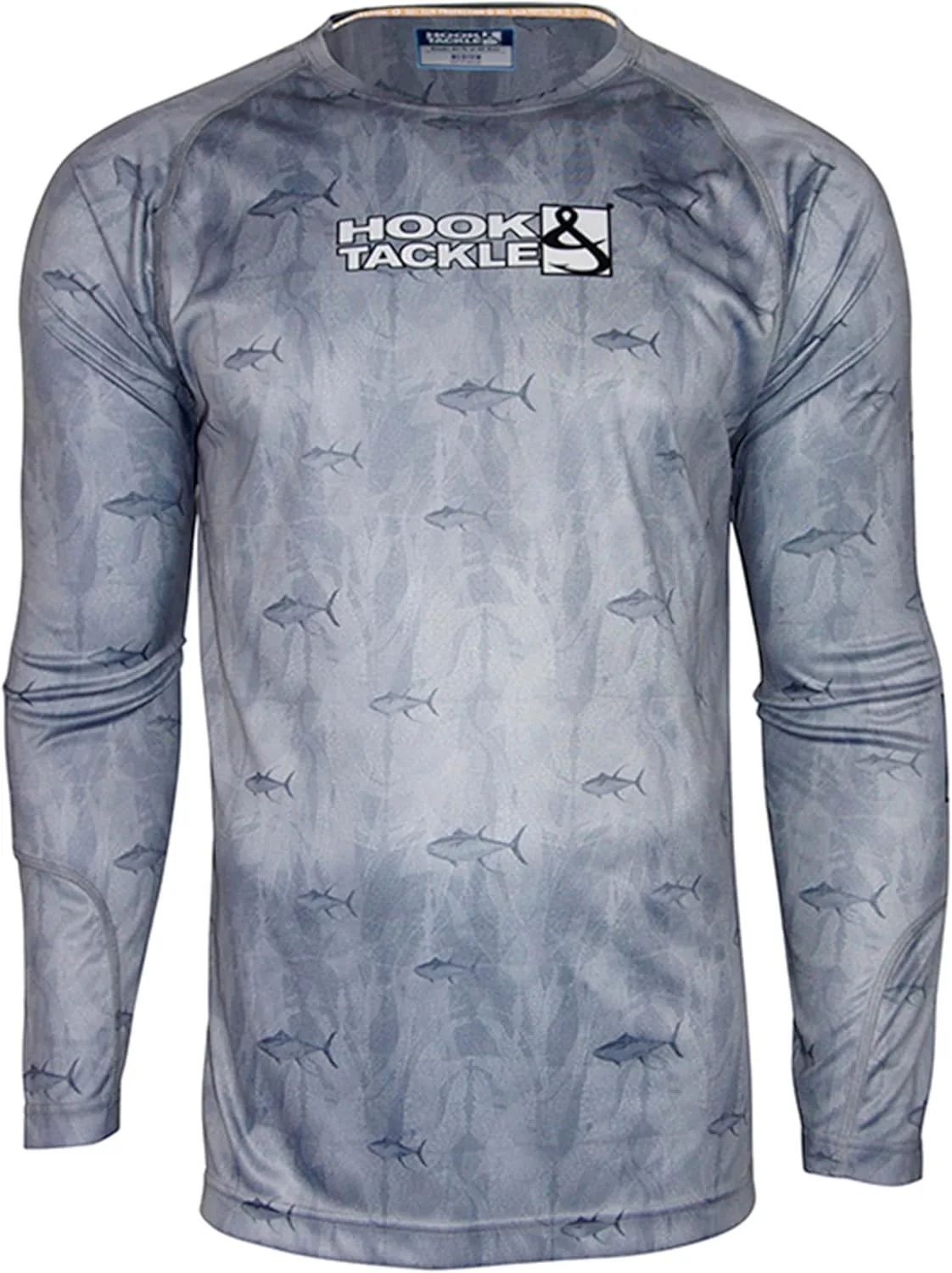 

Мужская футболка с длинным рукавом Tuna Texture UV для рыбалки Hook & Tackle