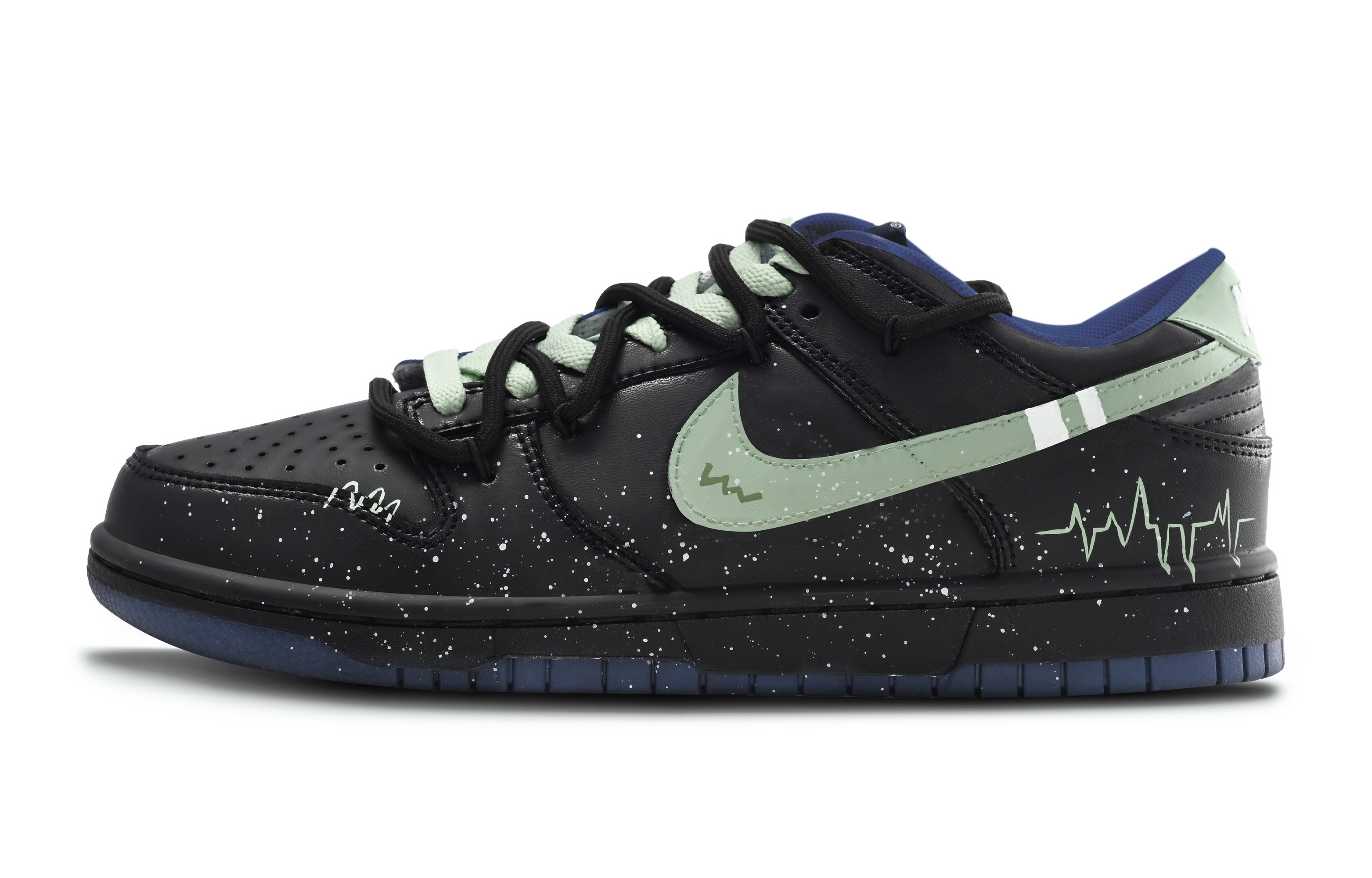 

Nike Кроссовки для скейтбординга Dunk Anti Slip, износостойкие, мужские, черные