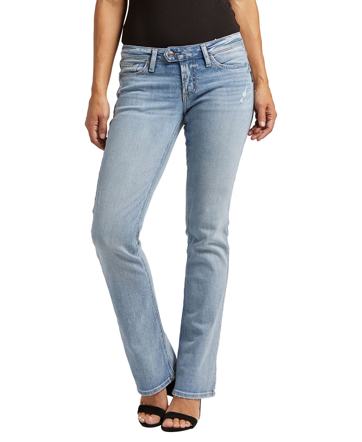 

Женские узкие джинсы Bootcut с низкой посадкой Tuesday Silver Jeans Co.