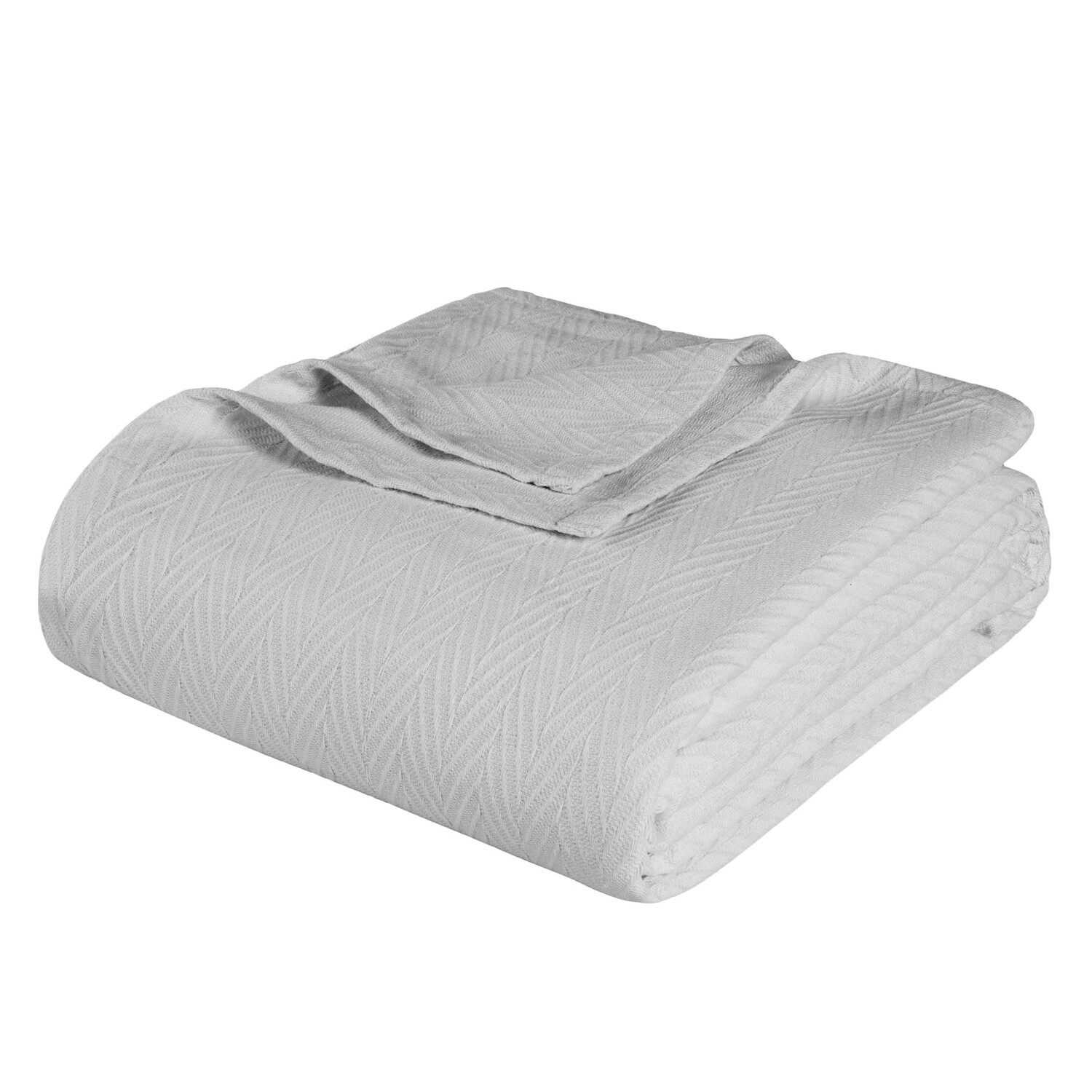 

Хлопковое одеяло Metro Zig-Zag Chevron от Superior, цвет Silver