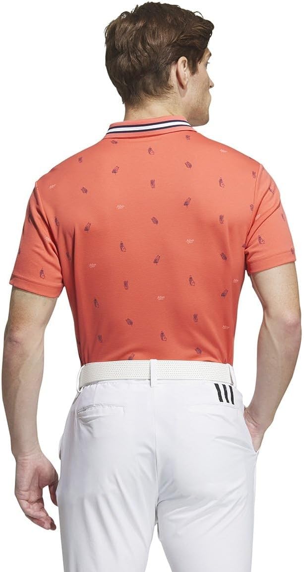 Футболка PLAYGREEN Monogram Dry Adidas, алый — фото 2