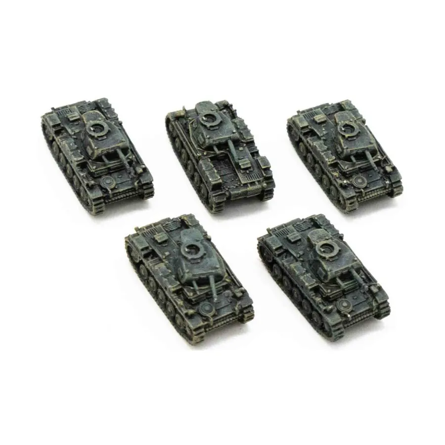 

Pz II, коллекция №1, WWII Micro Armour - Germany - Loose Miniatures (1:285)