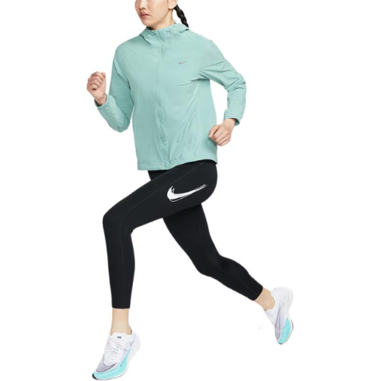 Nike Женская куртка бирюзового цвета, Teal — фото 4