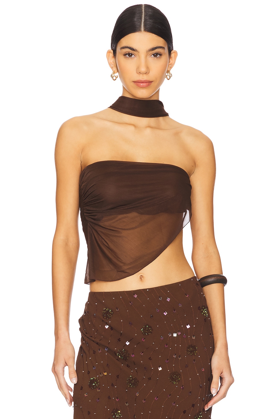

Топ Deity от Mirror Palais, brown