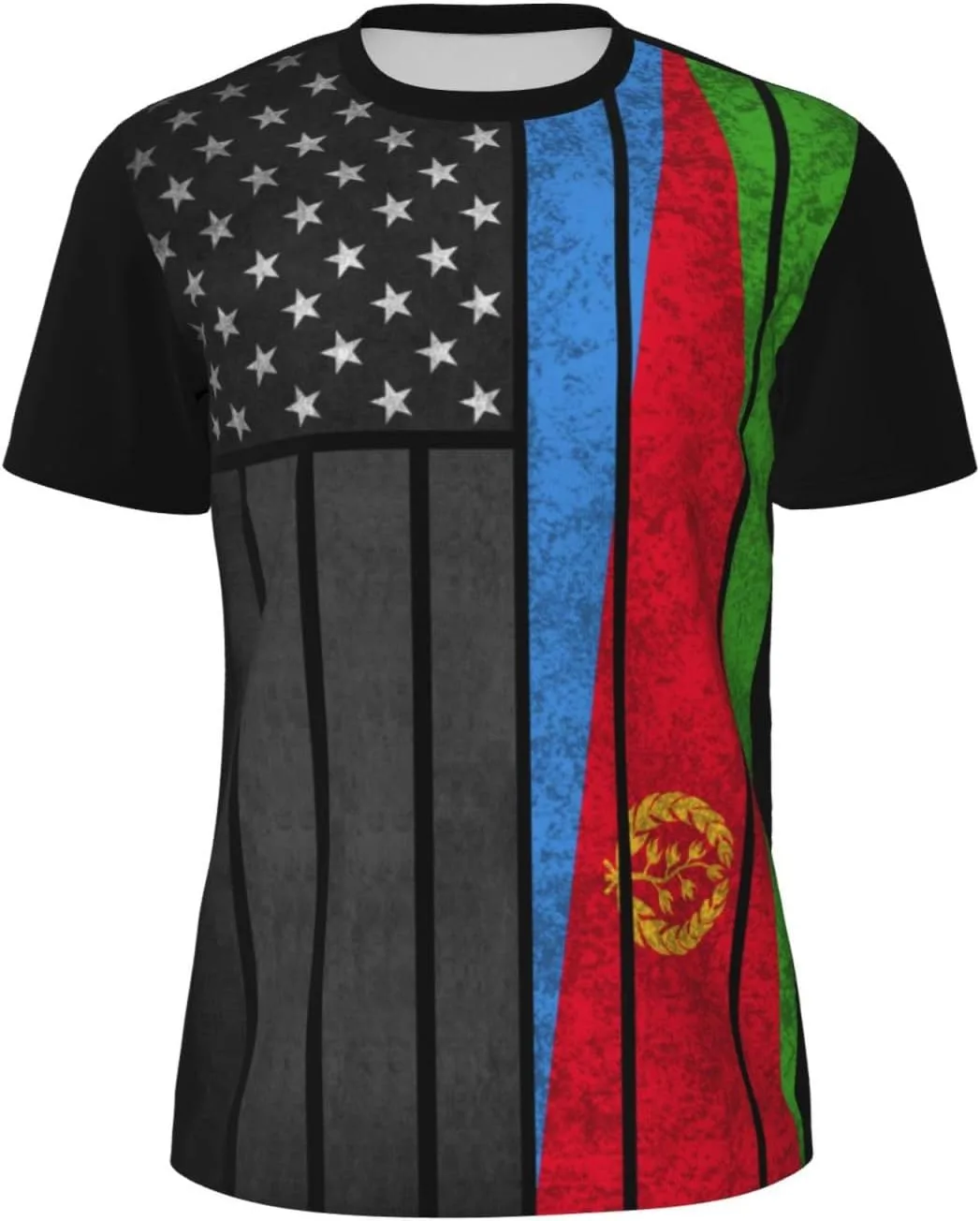 

Мужская футболка с коротким рукавом и круглым вырезом, легкая и мягкая