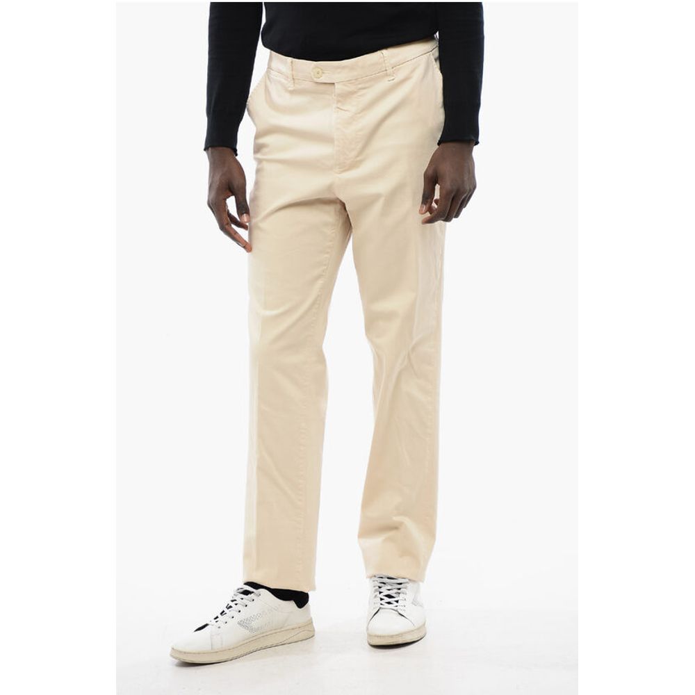 

ID Стандартная талия Хлопок Эластичный LENDINARA Чиносы Брюки Corneliani, Beige