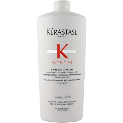 

Kerastase Nutritive Bain Satin Riche Шампунь для унисекс 34 унции Kérastase