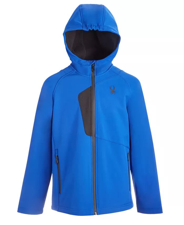 

Куртка Softshell с капюшоном для больших мальчиков Spyder, синий