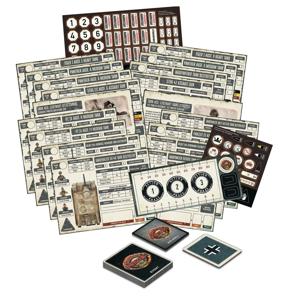 

Миниатюра Warlord Games Achtung Panzer! German Card Bundle