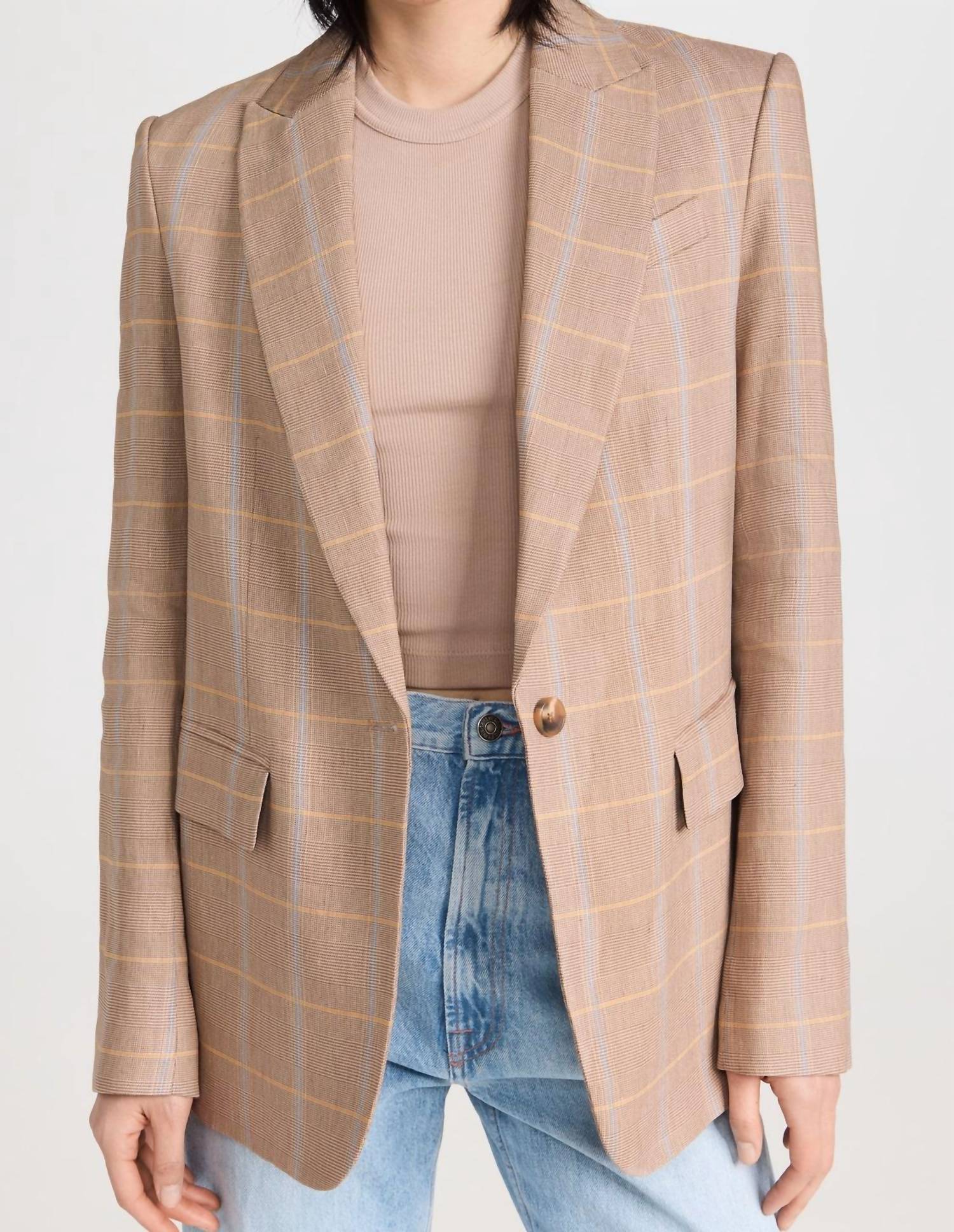 

Куртка Donovan в клетку Tawny A.L.C., цвет tawny plaid