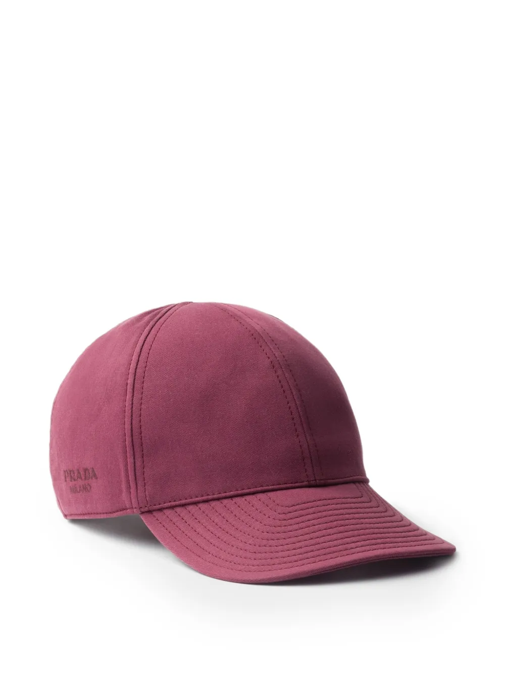 

Бейсболка с вышитым логотипом Prada, красный