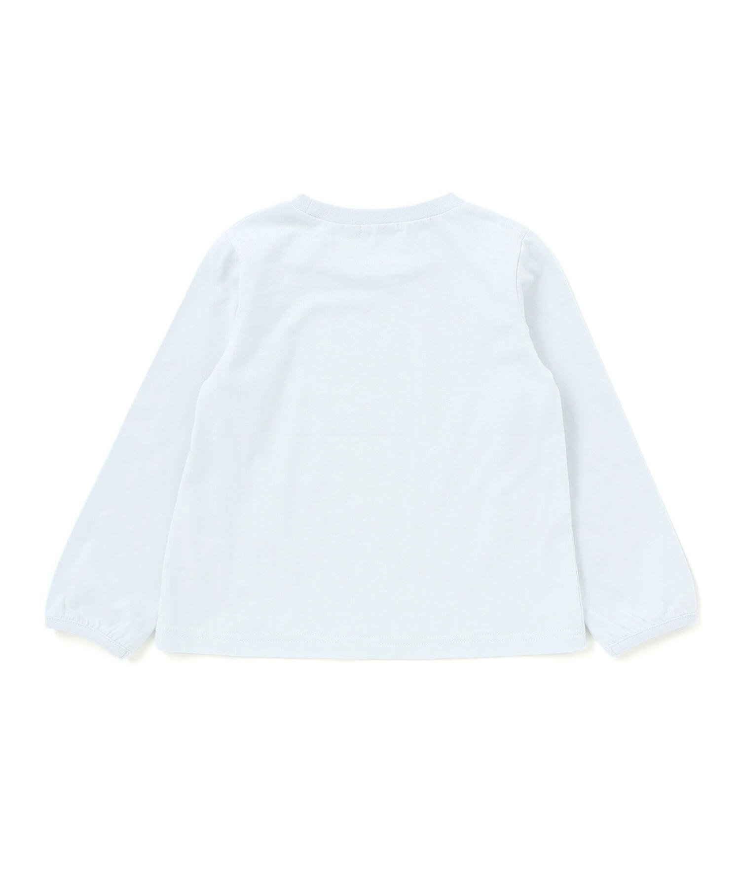 Футболка с принтом карусели + тюлевое платье-комбинация (90–130 см) SLAP SLIP, Light blue x white — фото 4