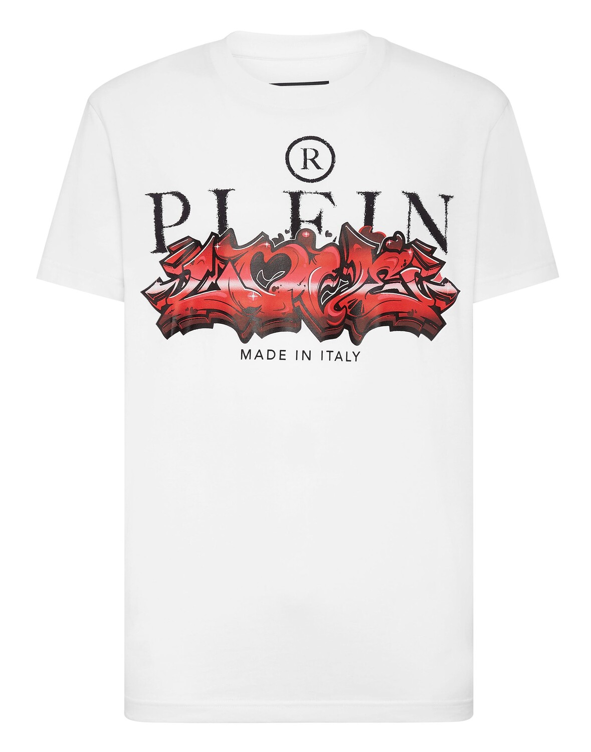 

Футболка с круглым вырезом SS PP Glass Philipp Plein, белый