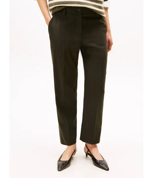 Брюки чинос straight fit Tommy Hilfiger, зеленый